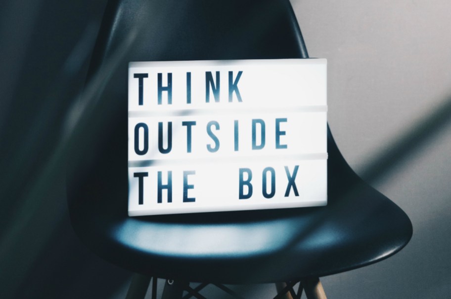 think outside the box on chair