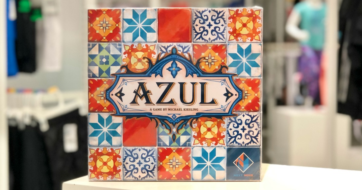 Azul board game on counter