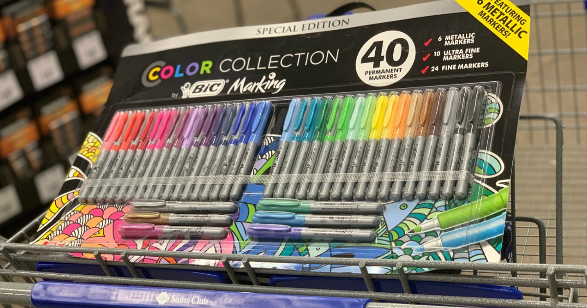 BIC 40-Piece Marker Set Possibly Only $ at Sam's Club