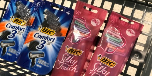 TWO Better Than Free BIC Silky Touch Disposable Razor Packs After Walgreens Rewards