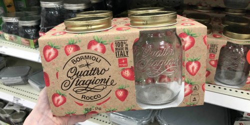 Bormioli Rocco Canning Jars 4-Pack Just $6.99 at Target (In-Store & Online) + More
