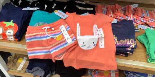 $10 Off $40+ Apparel Purchase at Target = Cat & Jack Tees, Leggings, Shorts & More as Low as $3.33 Each