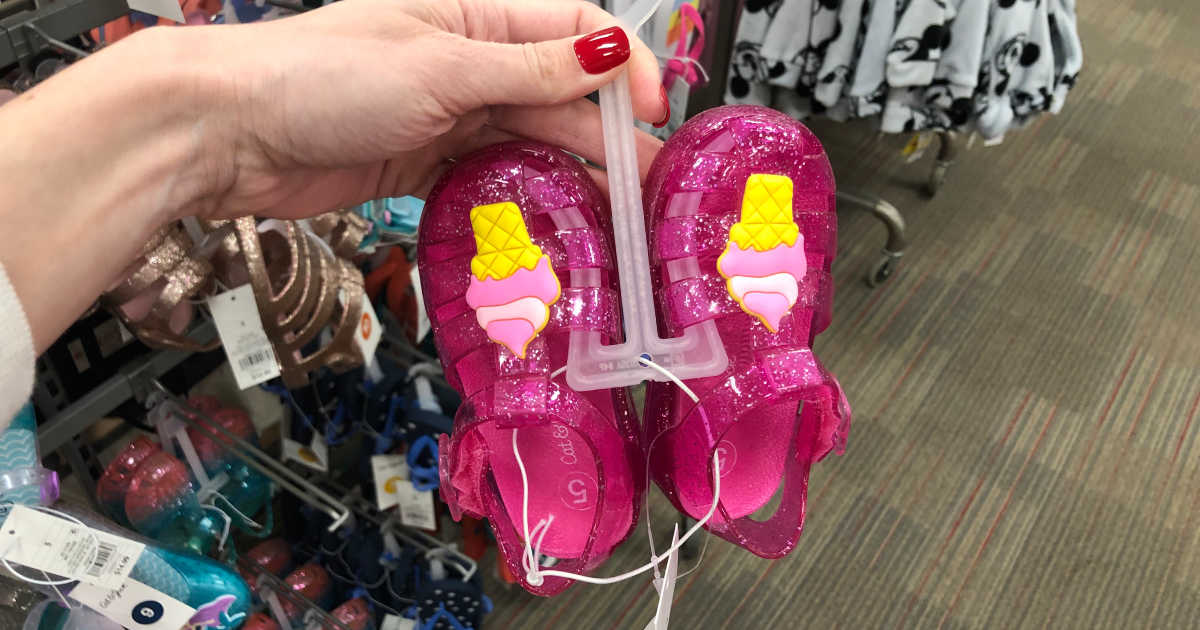 cat and jack jelly sandals