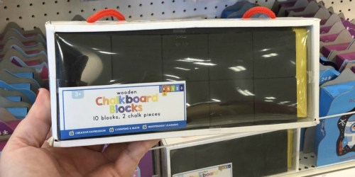 Wooden Chalkboard Blocks Only $3 at Target