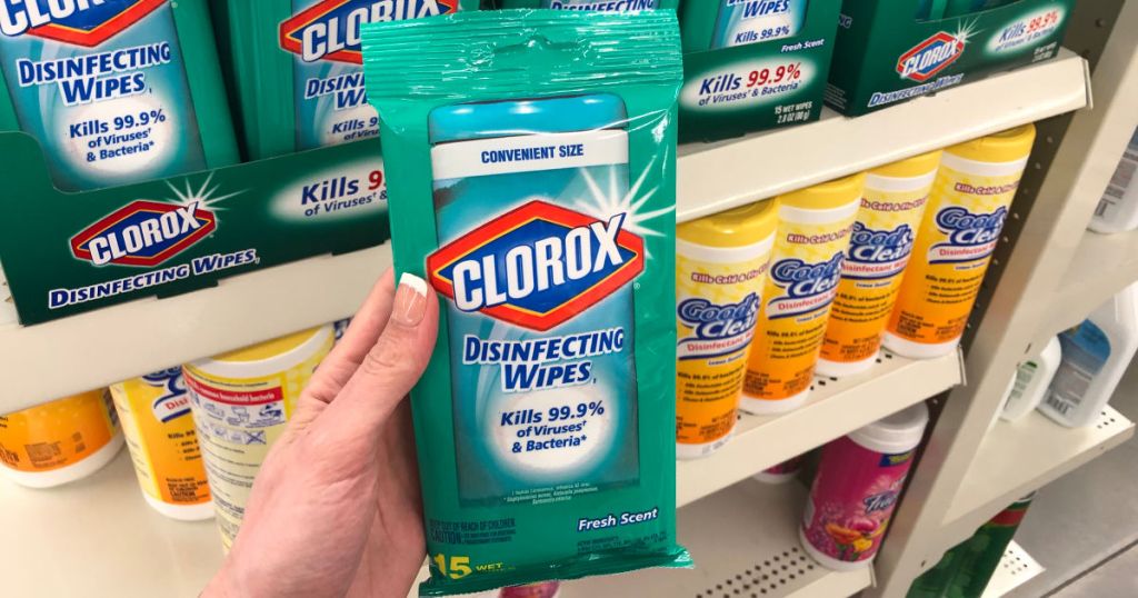 Clorox Fraganzia MultiPurpose Cleaning Wipes Only 50¢ at Dollar Tree