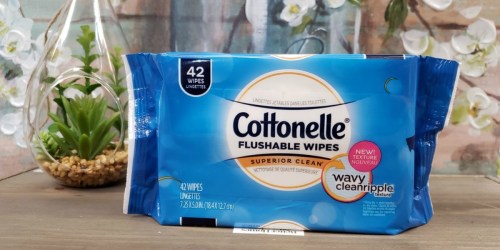 EIGHT Cottonelle FreshCare Wipes 42-Count Soft Packs Only $9.55 Shipped on Amazon