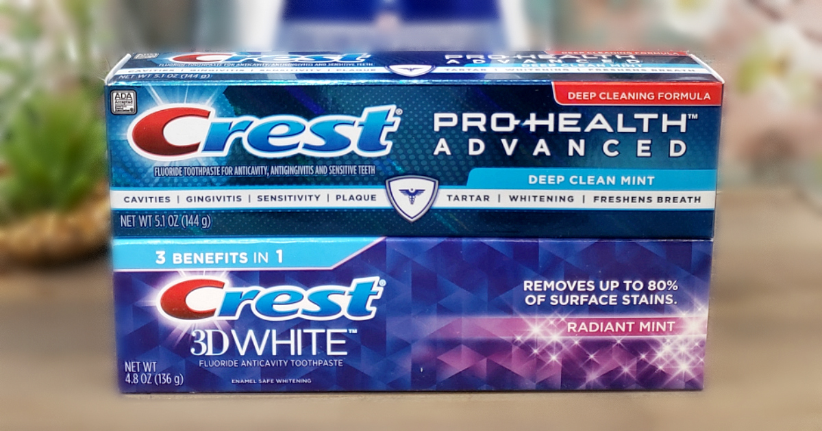 Crest Toothpaste deals at Walmart