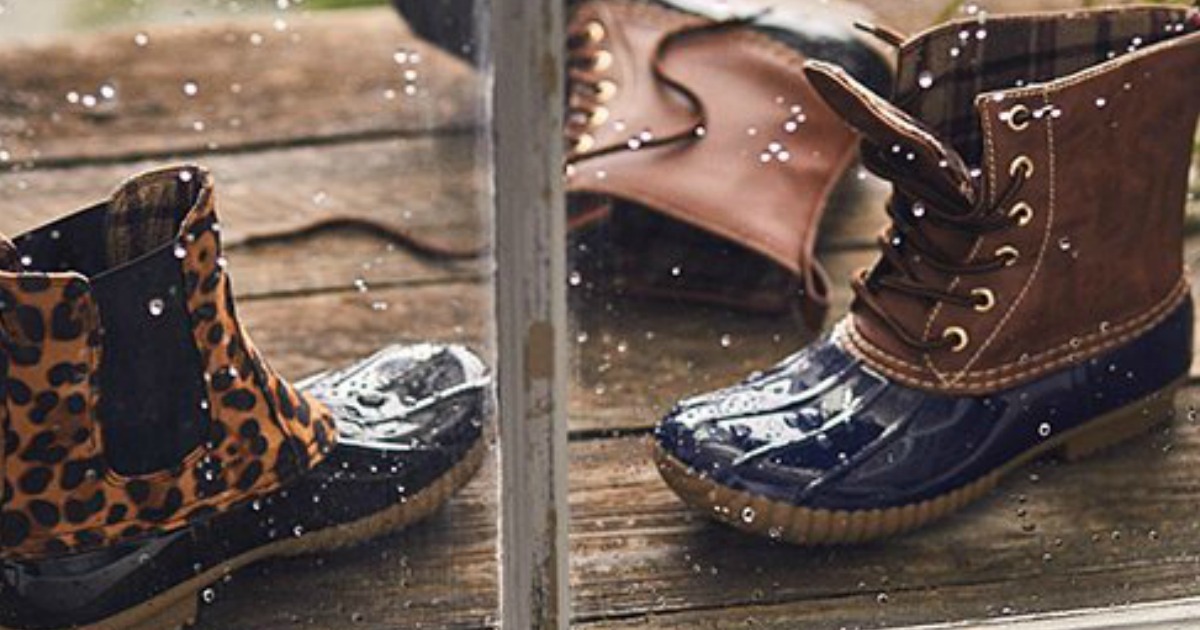 Women’s Duck Boots Only $19.99 at Zulily (Regularly $26+)