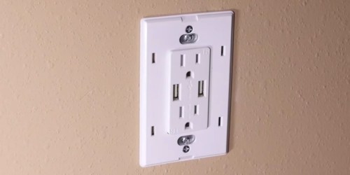 Dynex USB Wall Outlet 2-Pack Only $14.99 (Regularly $30) at Best Buy