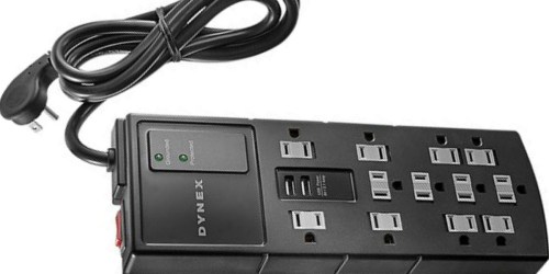 Dynex 12-Outlet Surge Protector Strip Only $12.99 Shipped (Regularly $20)