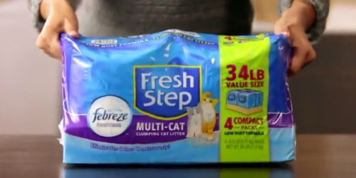 Amazon: Fresh Step Multi-Cat Clumping Cat Litter 34-Pound Value Pack Only $12