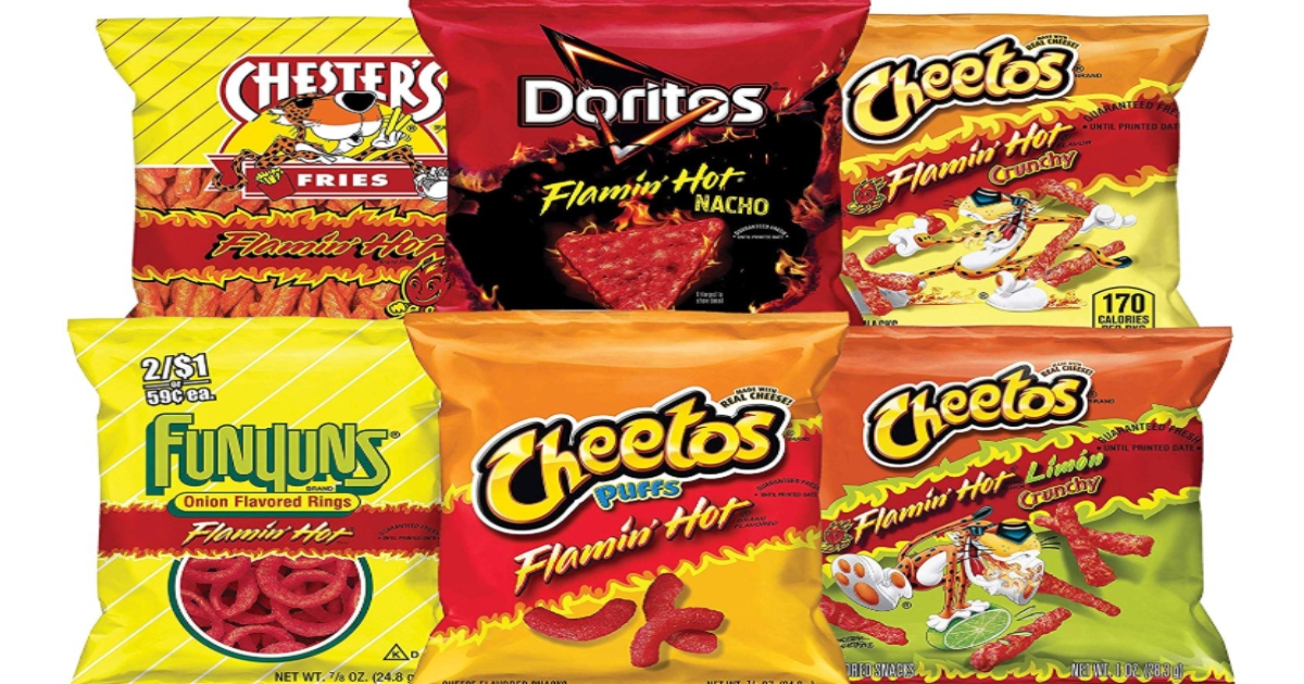 Frito Lay Flamin' Hot Mix 40 Count Variety Pack Only $12.63 Shipped on ...