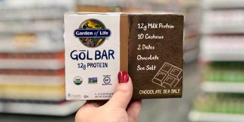 Amazon: Garden of Life Organic Protein Bars 12-Pack Only $9.41 Shipped (Just 79¢ Each)