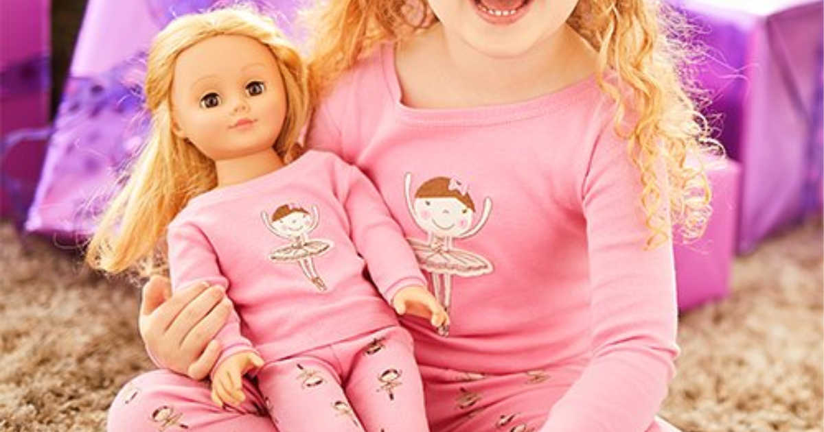 Girl & Doll Matching Cotton Pajama Sets Only 10.79 on Zulily