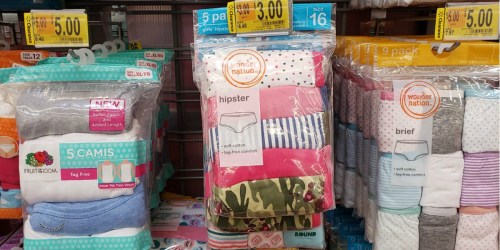 Up to 80% Off Girls Underwear at Walmart