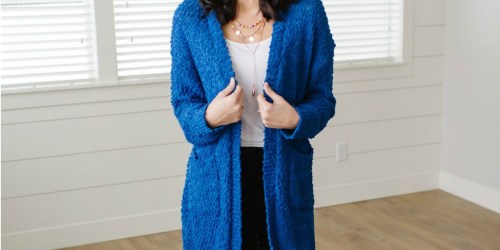 Cute Popcorn Cardigan Only $19.98 Shipped & More