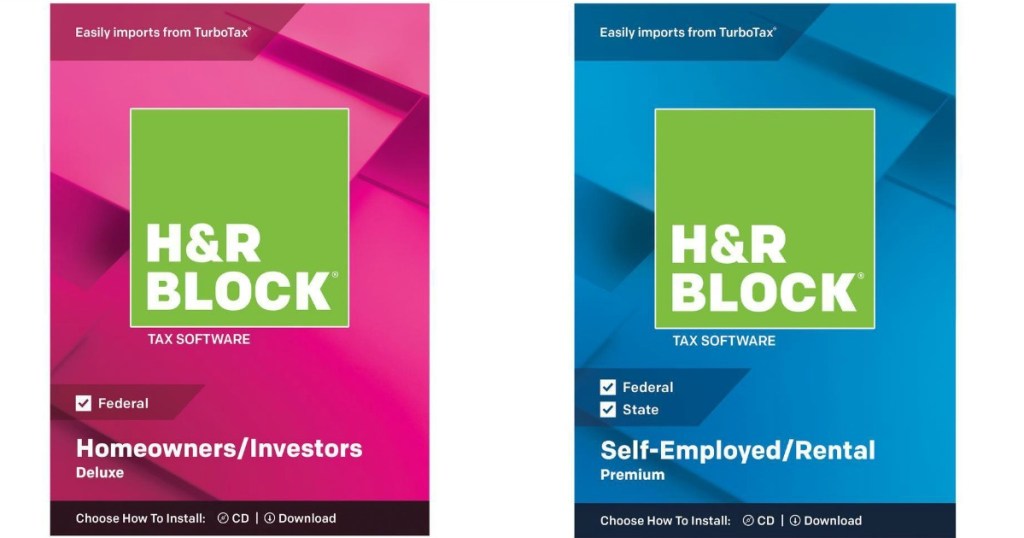 H&R Block Tax Filing Software as Low as 14.95