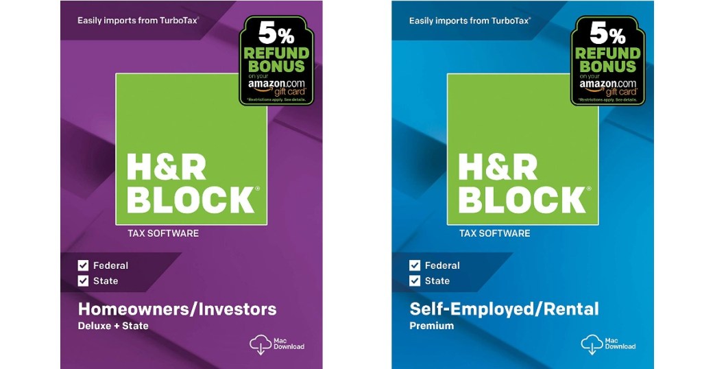 H&R Block Tax Filing Software as Low as 14.95