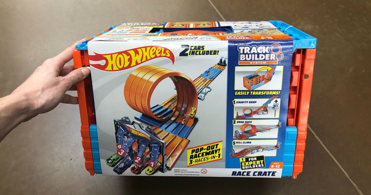 Hot Wheels Track Builder Race Crate 