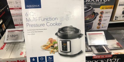 Insignia 6-Quart Pressure Cooker Only $29.99 Shipped (Regularly $100)