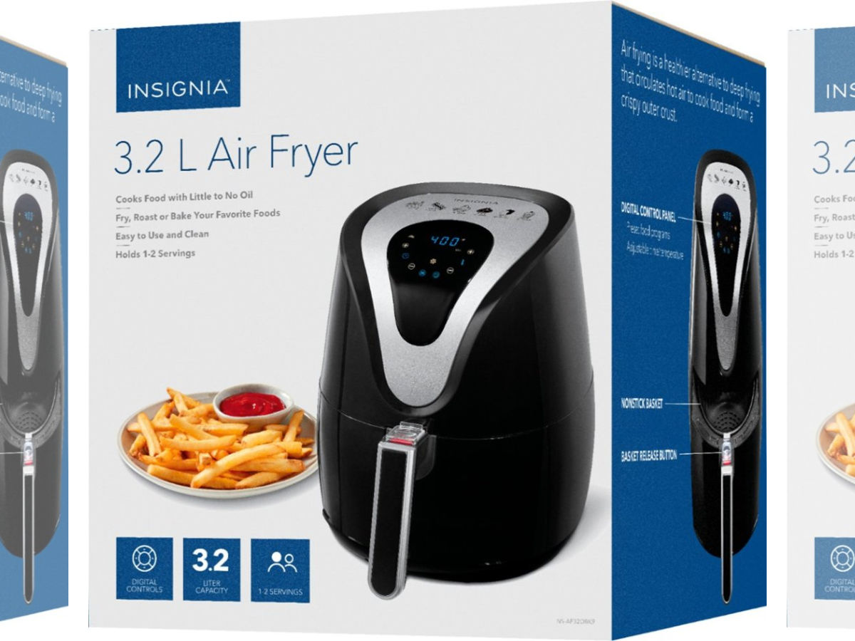 Insignia 3 2L Air Fryer Only 29 99 Regularly 100 At Best Buy   Insignia Air Fryer 