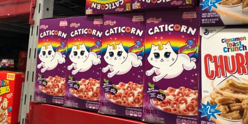 Kellogg’s Caticorn Limited Edition Cereal Available at Sam’s Club (Features Edible Glitter!)