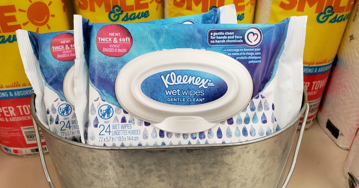 Kleenex Wet Wipes Only 49¢ Each After Cash Back at Walgreens