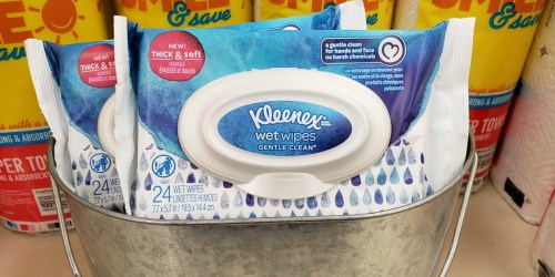 Kleenex Wet Wipes Only 49¢ Each After Cash Back at Walgreens