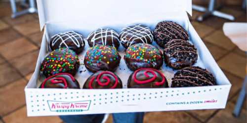 Free Krispy Kreme Dozen Glazed Doughnuts w/ Dozen Purchase (Today Only)