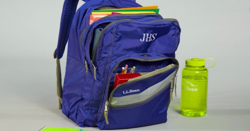l.l. bean kids school backpack