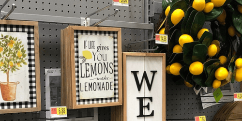 New Lemon-Themed Home Decor Items at Walmart (In-Store Only)