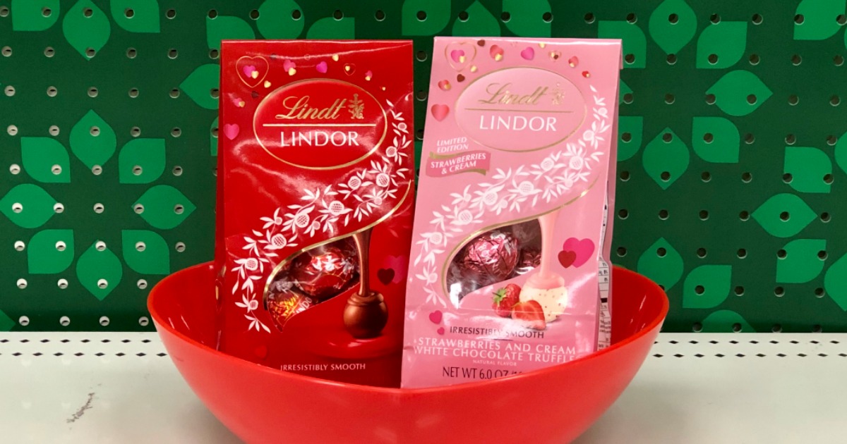 Lindt Valentine's Truffles 6oz Bag Just 2.20 (Regularly 4.49) at Target