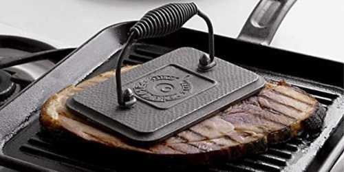 Lodge Cast Iron Grill Press Only $11.80 (Regularly $19)