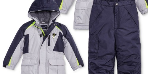 London Fog Toddler Snowsuits Only $19.96 at Macy’s (Regularly $100)