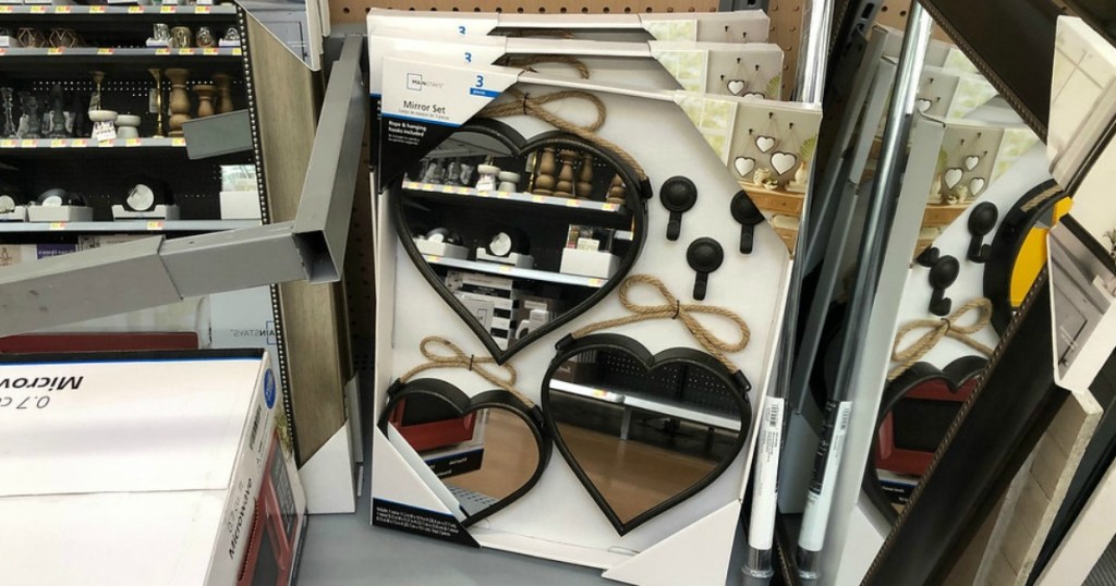 Mainstays 3Piece Heart Mirror Set Just 14.98 at Walmart