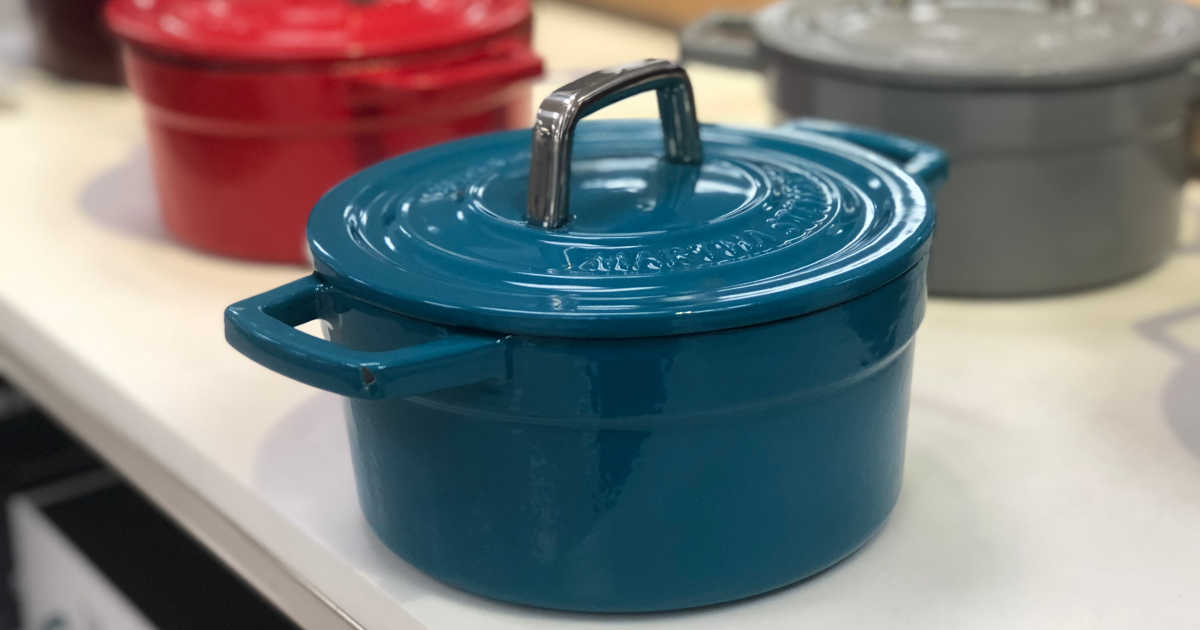 75 Off Martha Stewart Collection Cast Iron Cookware At Macy S   Martha Stewart Collectors Enameled Cast Iron 2 Qt. Round Dutch Oven 