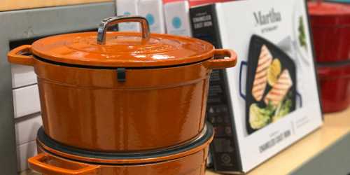 75% Off Martha Stewart Collection Cast Iron Cookware at Macy’s