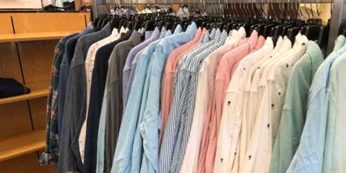 Over 75% Off Men’s Dress Shirts at Macy’s