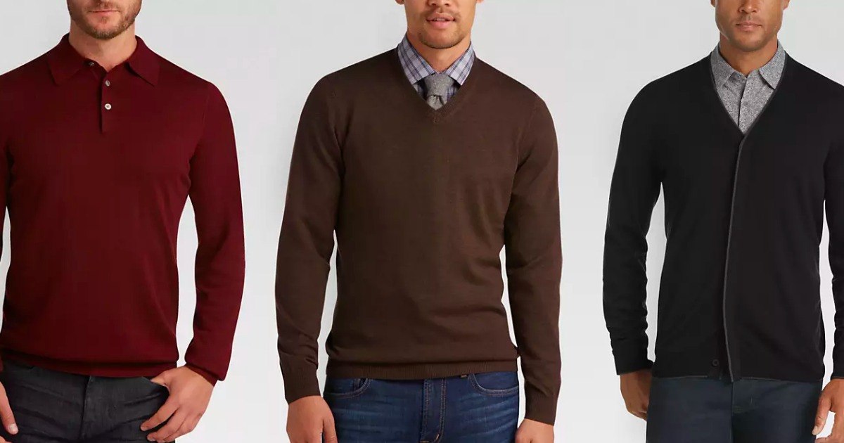 Men's Wearhouse Merino Wool Sweater Just $11.99 Shipped (Regularly $90 ...