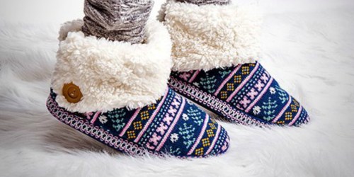 Muk Luks Slipper Boots Only $9.99 on Zulily (Regularly $40)