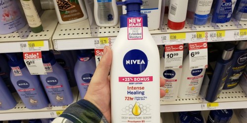 Nivea Body Lotion 21 Ounce Only $2.80 at Target (Regularly $5.49)