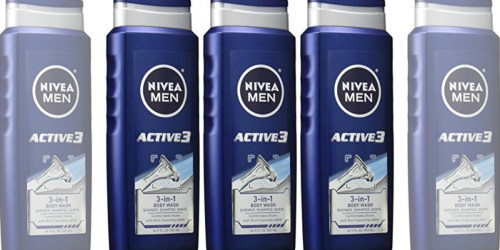 Amazon: Nivea Men 3-in-1 Body Wash 3 Pack Only $9.43 Shipped (Just $3 Each)