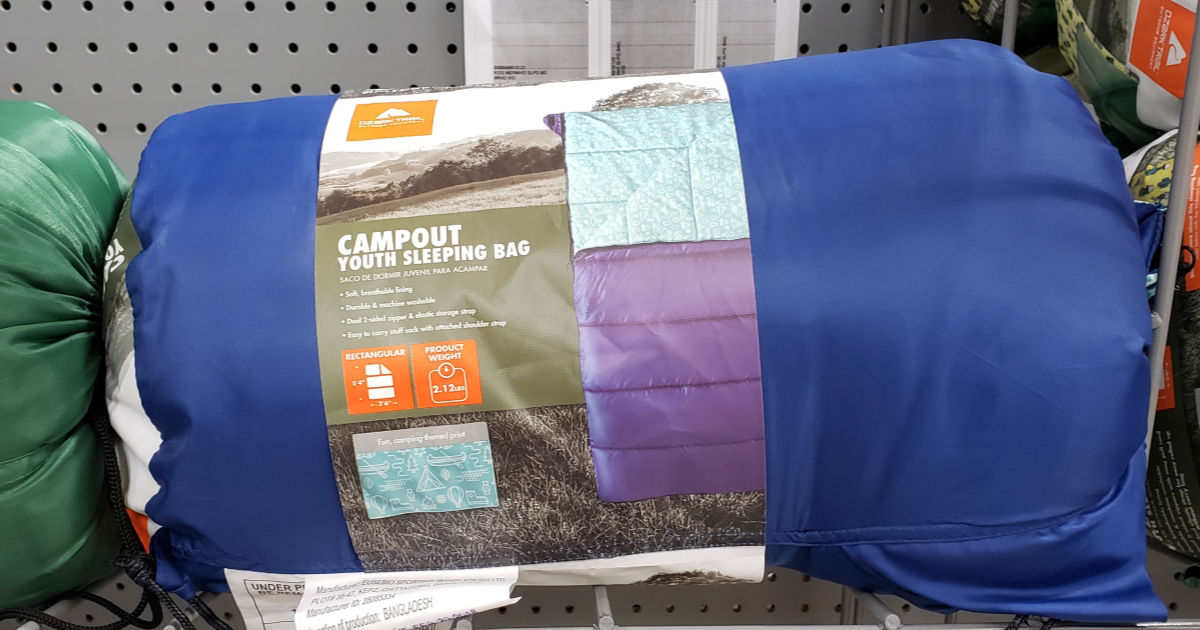 Ozark trail campout youth sleeping clearance bag