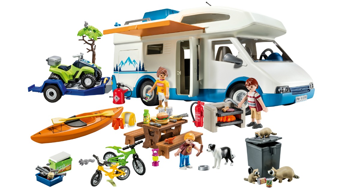 stock image of PLAYMOBIL camping set