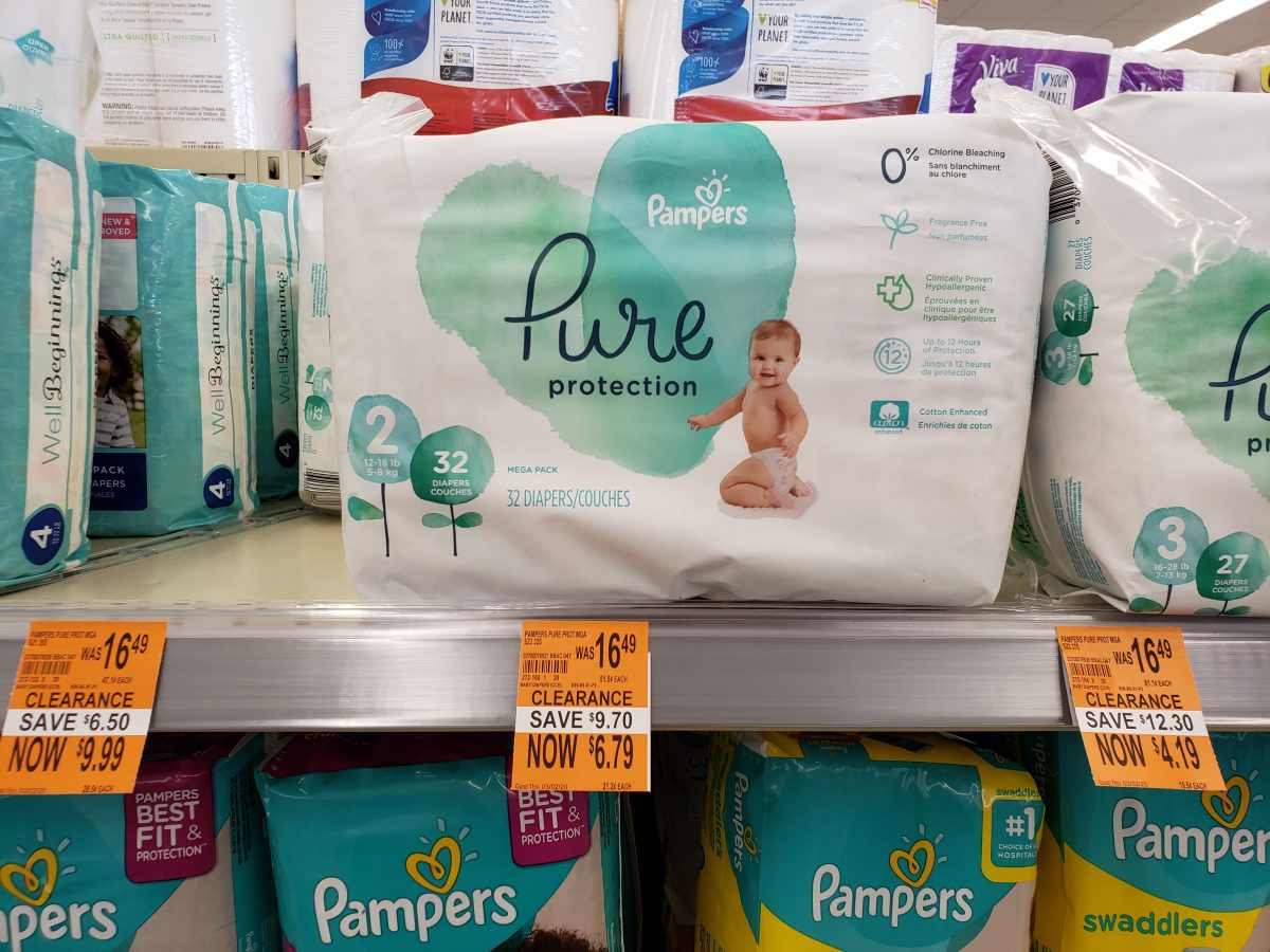 Pampers Pure Protection Diaper Packs as 