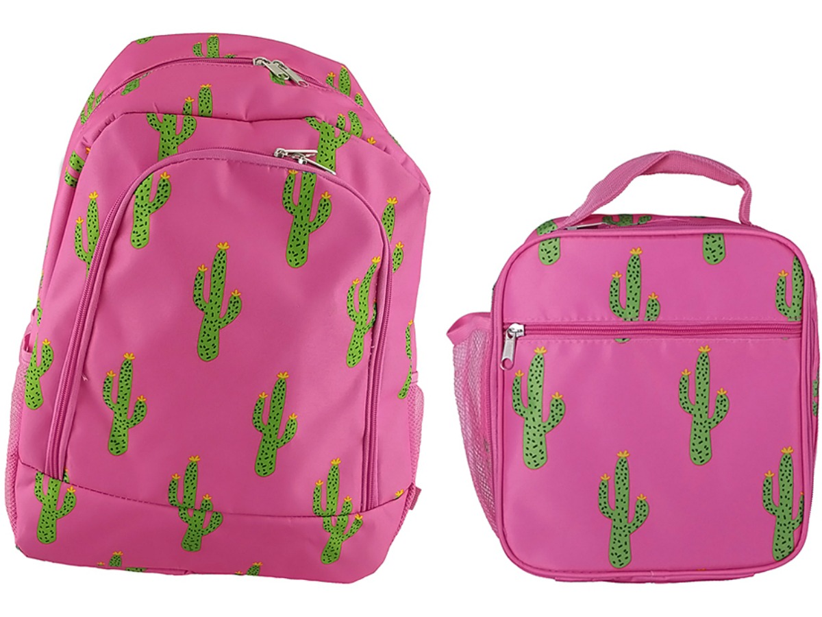 pink cactus backpack