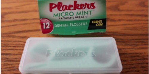 Amazon: Plackers 12-Count Mint Dental Floss Picks w/ Travel Case Only 48¢ Shipped