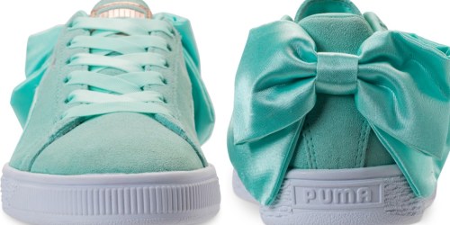 Puma Women’s Suede Bow Casual Sneakers Only $17.50 at Macy’s (Regularly $85)