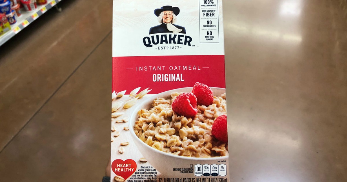 Quaker Instant Oatmeal 48Count Pack Only 6 Shipped on Amazon