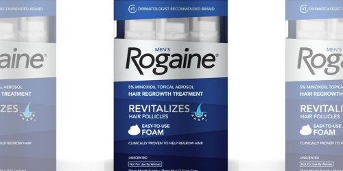 Men’s Rogaine 3-Month Supply Only $26 (Regularly $44)